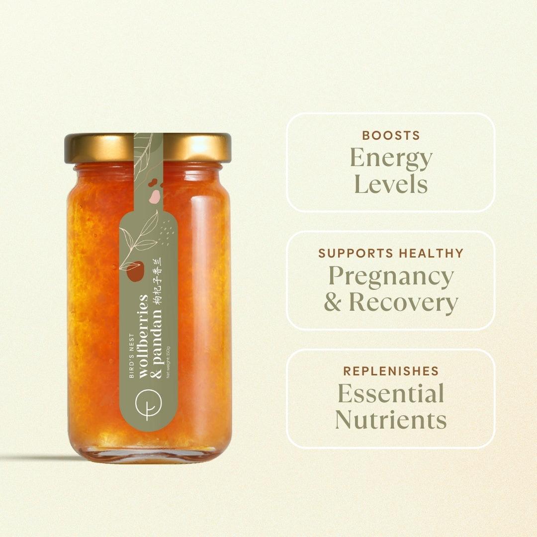 Bird's Nest with Wolfberries & Pandan (1 Bottle)