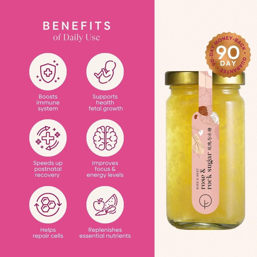 Bird's Nest with Rose & Rock Sugar (1 Bottle)