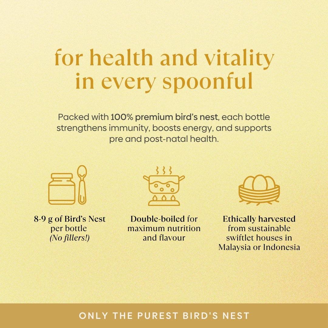 Bird's Nest with American Ginseng & Rock Sugar (1 Bottle)