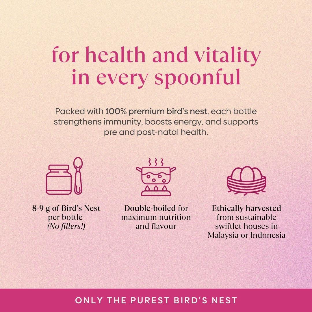 Bird's Nest with Rose & Rock Sugar (1 Bottle)