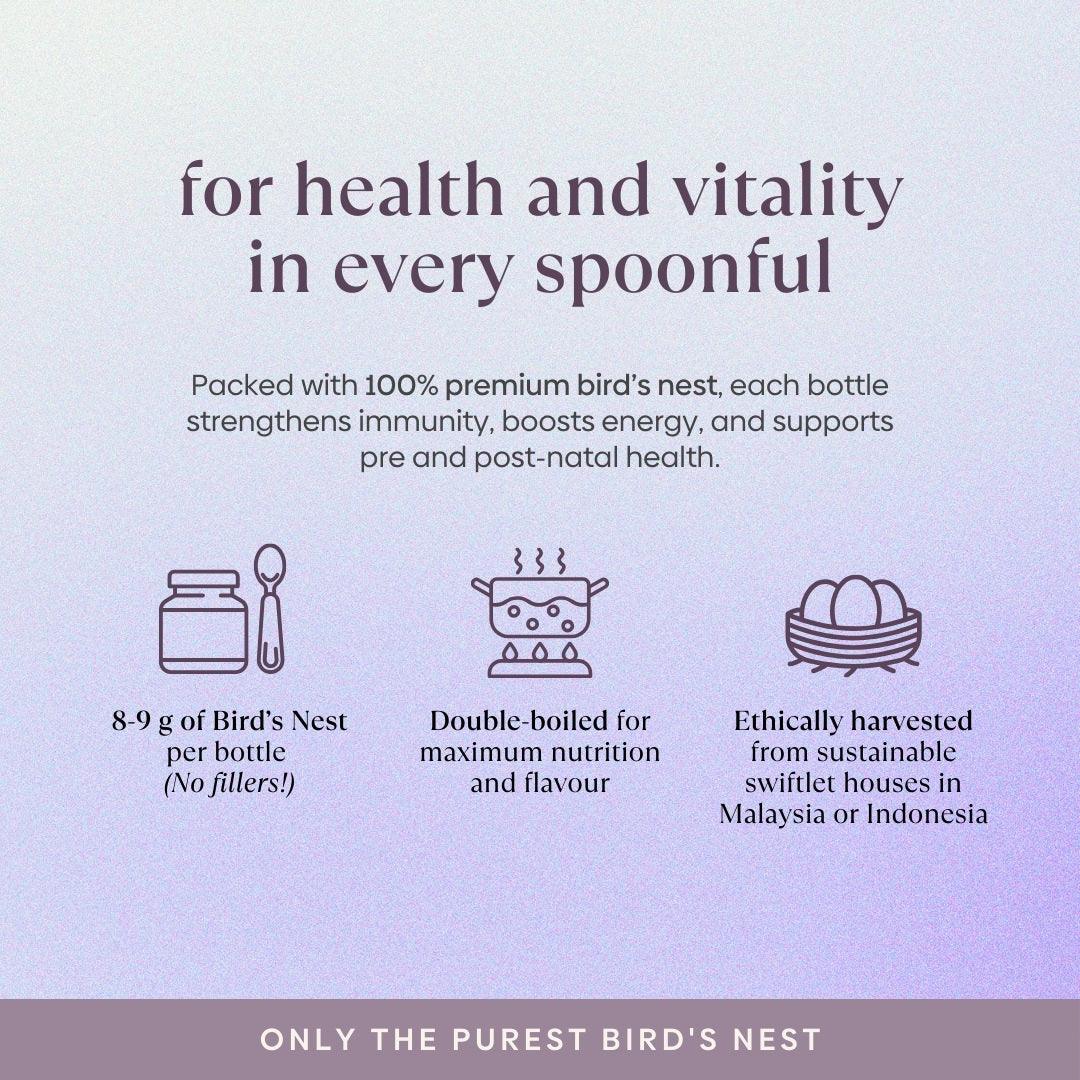 Bird's Nest with Collagen & Pearl (1 Bottle)