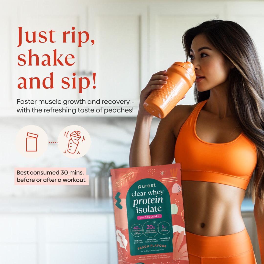 Clear Whey Protein Isolate + Collagen