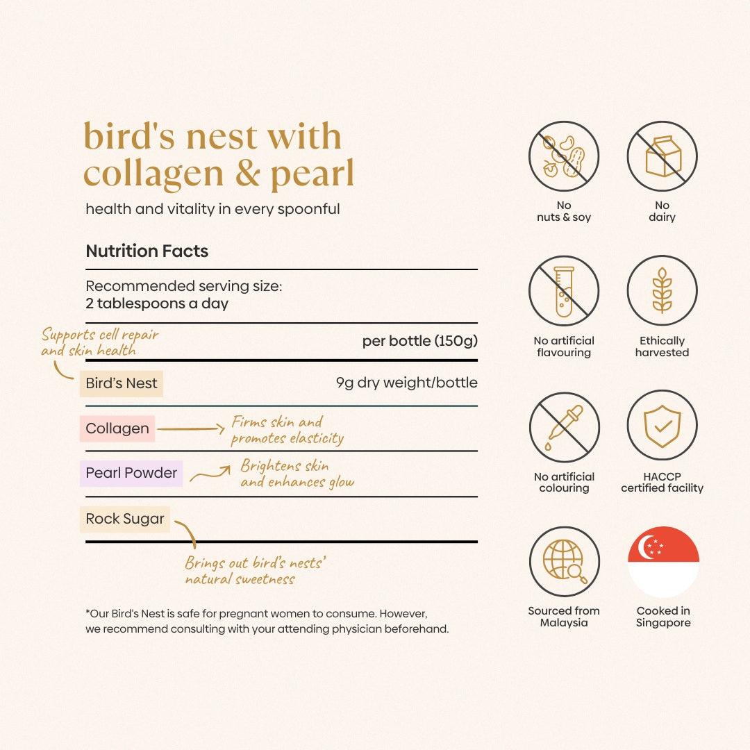 Bird's Nest with Collagen & Pearl (1 Bottle)