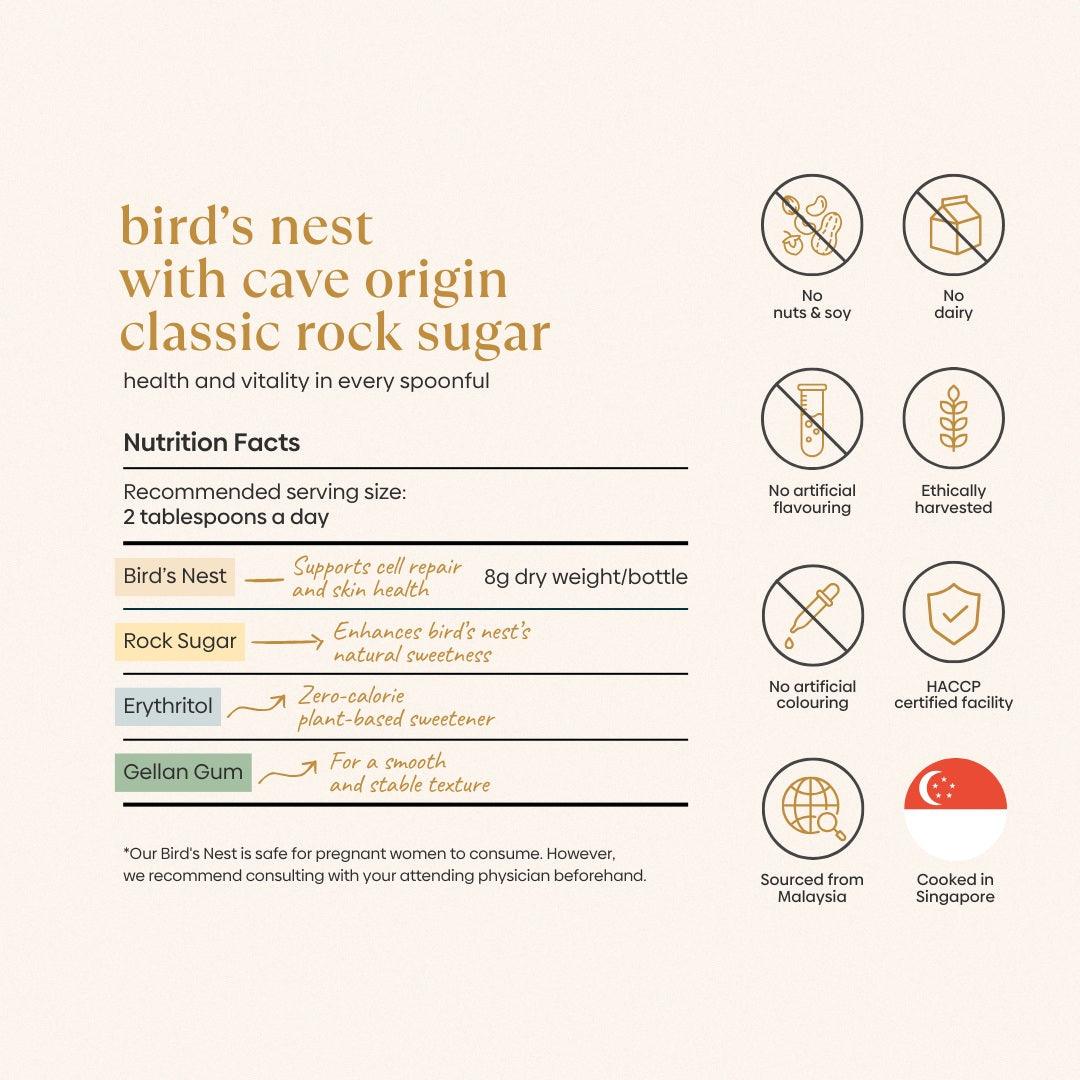 Bird's Nest with Cave Origin Classic Rock Sugar