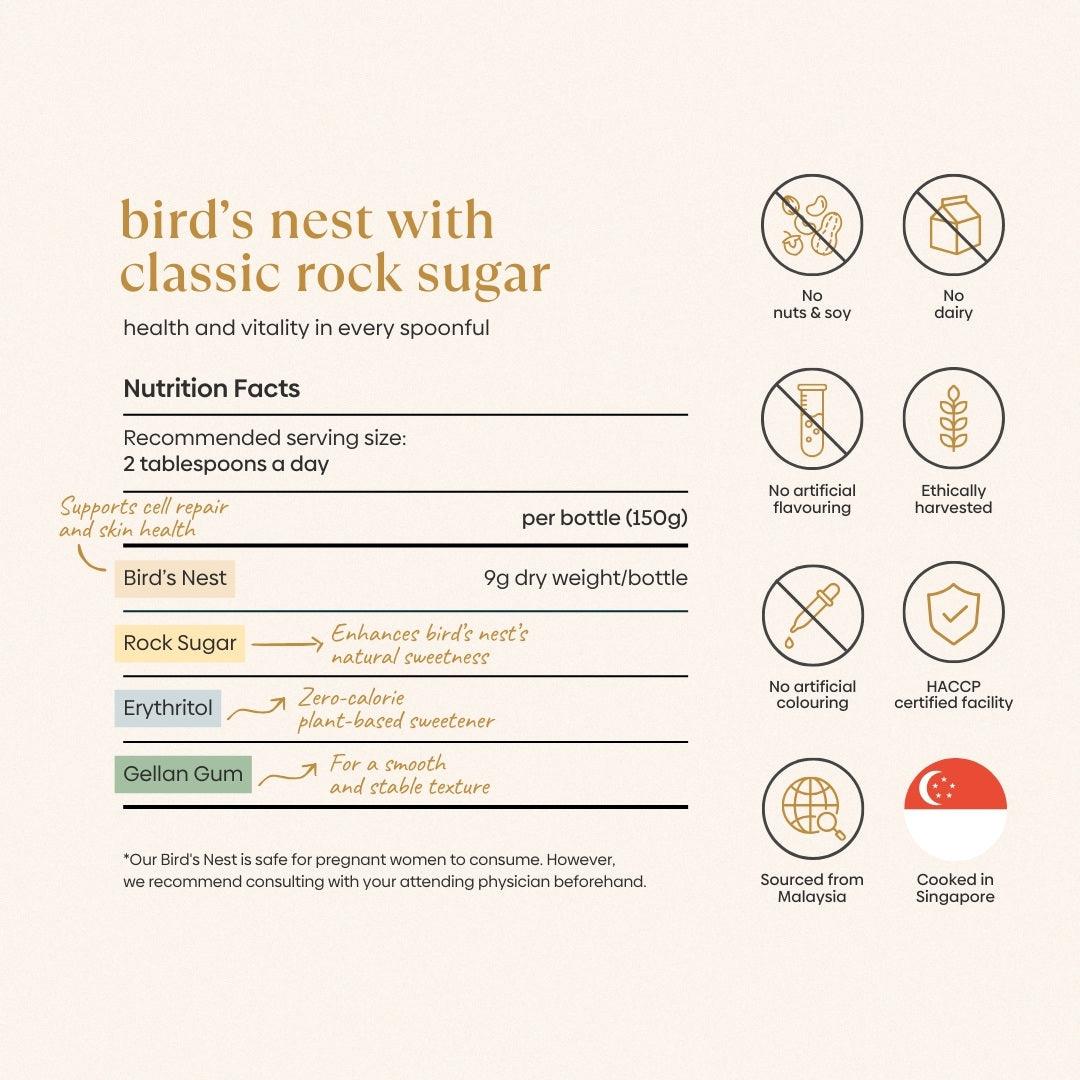 Bird's Nest with Classic Rock Sugar (1 Bottle)