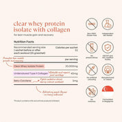 Clear Whey Protein Isolate + Collagen