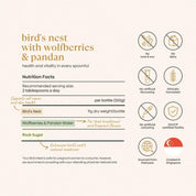 Bird's Nest with Wolfberries & Pandan (1 Bottle)