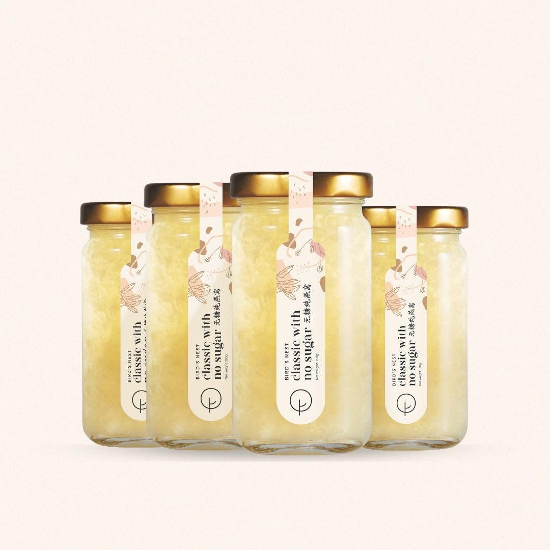 Bird's Nest with No Sugar (150g x 4 bottles)