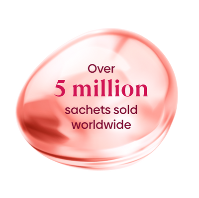 5 million sachets sold worldwide