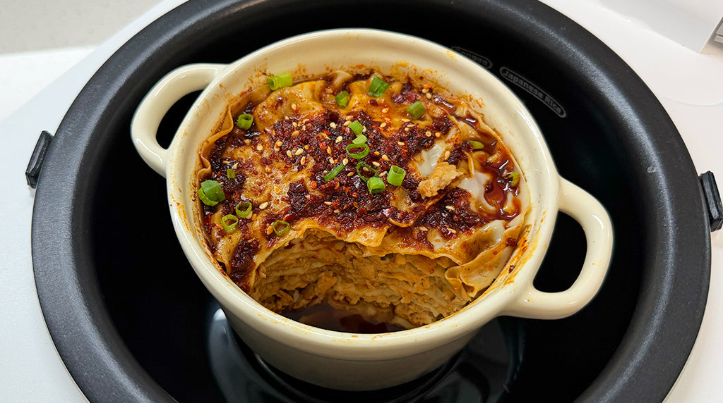 Viral Dumpling Lasagna Rice Cooker Recipe 