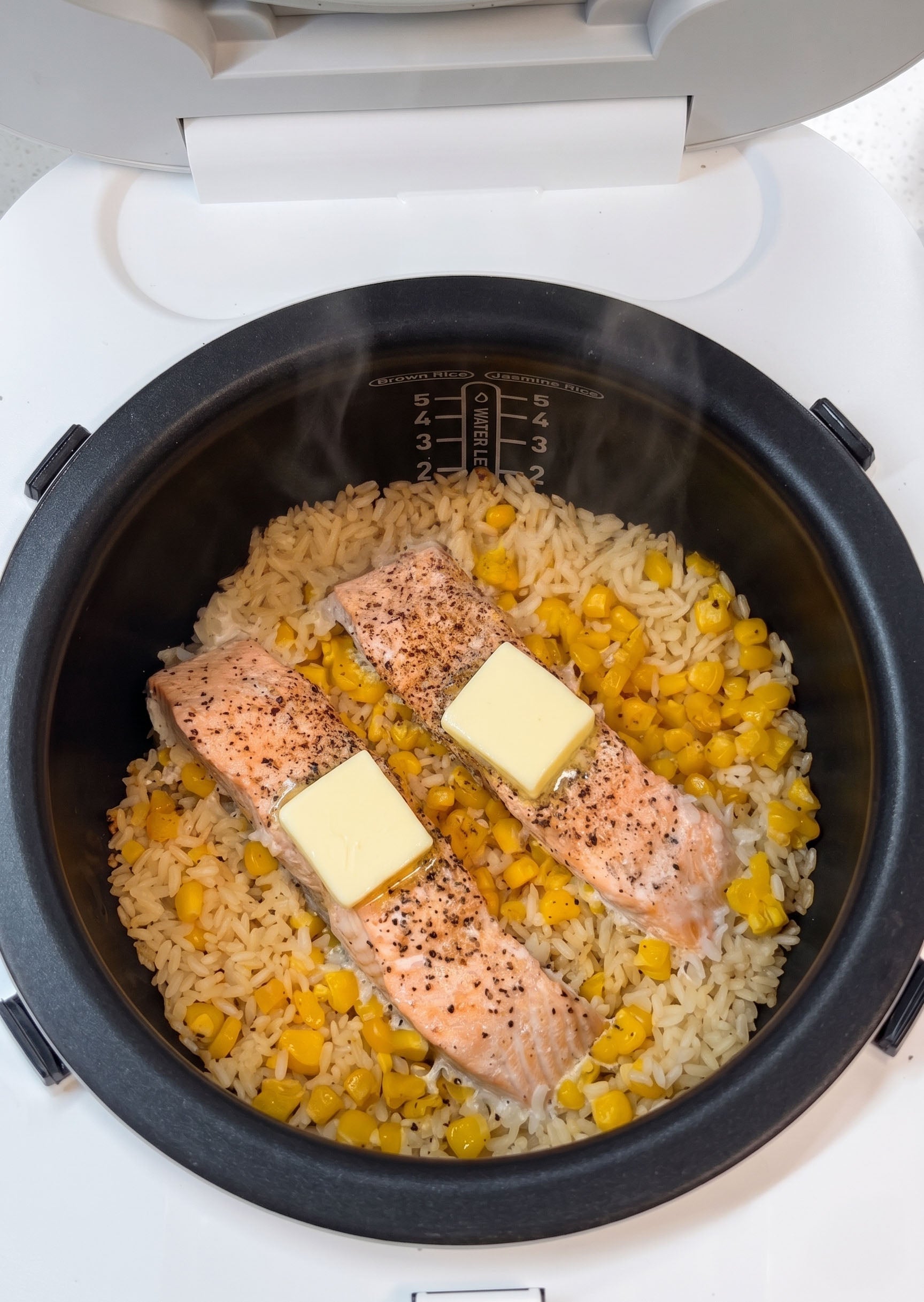 Rice cooker salmon rice: the Pepper Lunch fave everyone asked us for ...