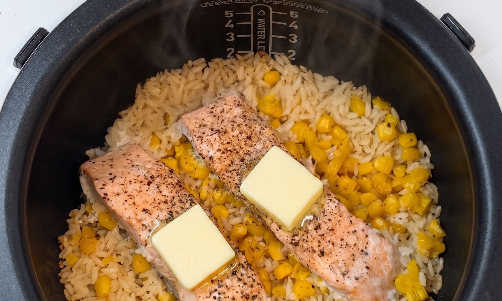 Rice cooker salmon rice: the Pepper Lunch fave everyone asked us for