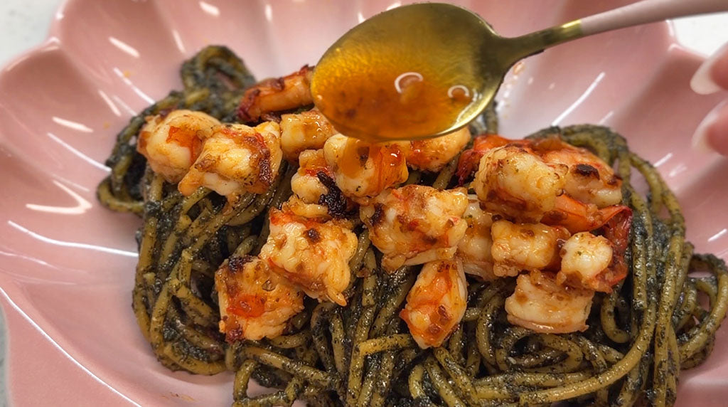 Viral Nori Prawn Pasta
