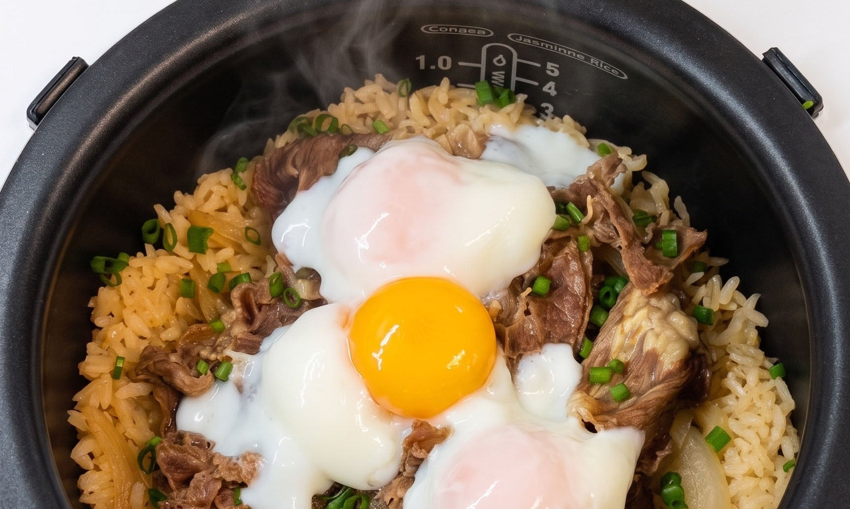 Rice cooker gyudon: the lazy Sukiya dupe you'll make every week