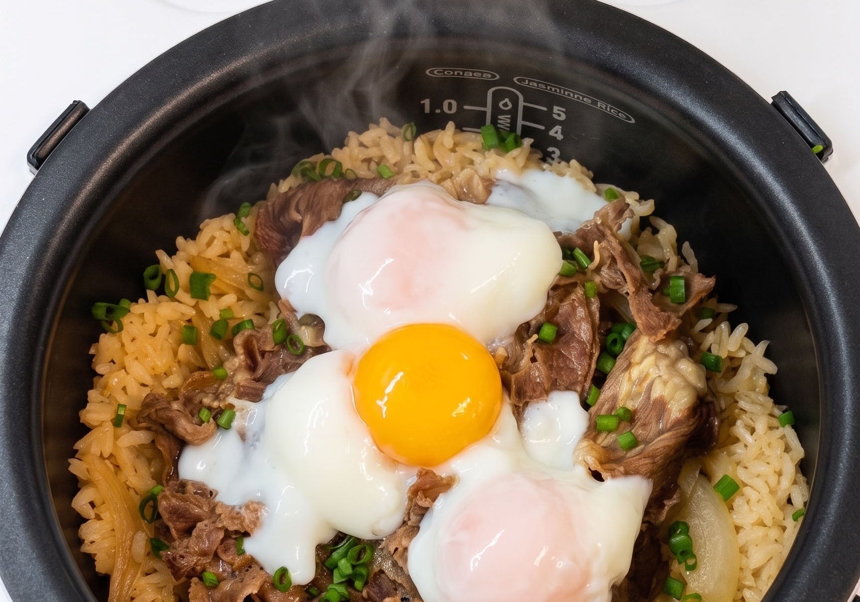 Rice cooker gyudon: the lazy Sukiya dupe you'll make every week