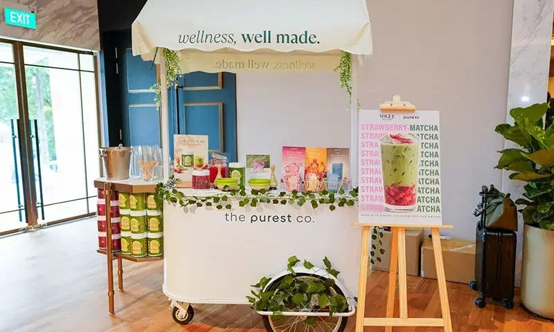 The Purest Co wellness bar at Vogue Singapore Wellness Day