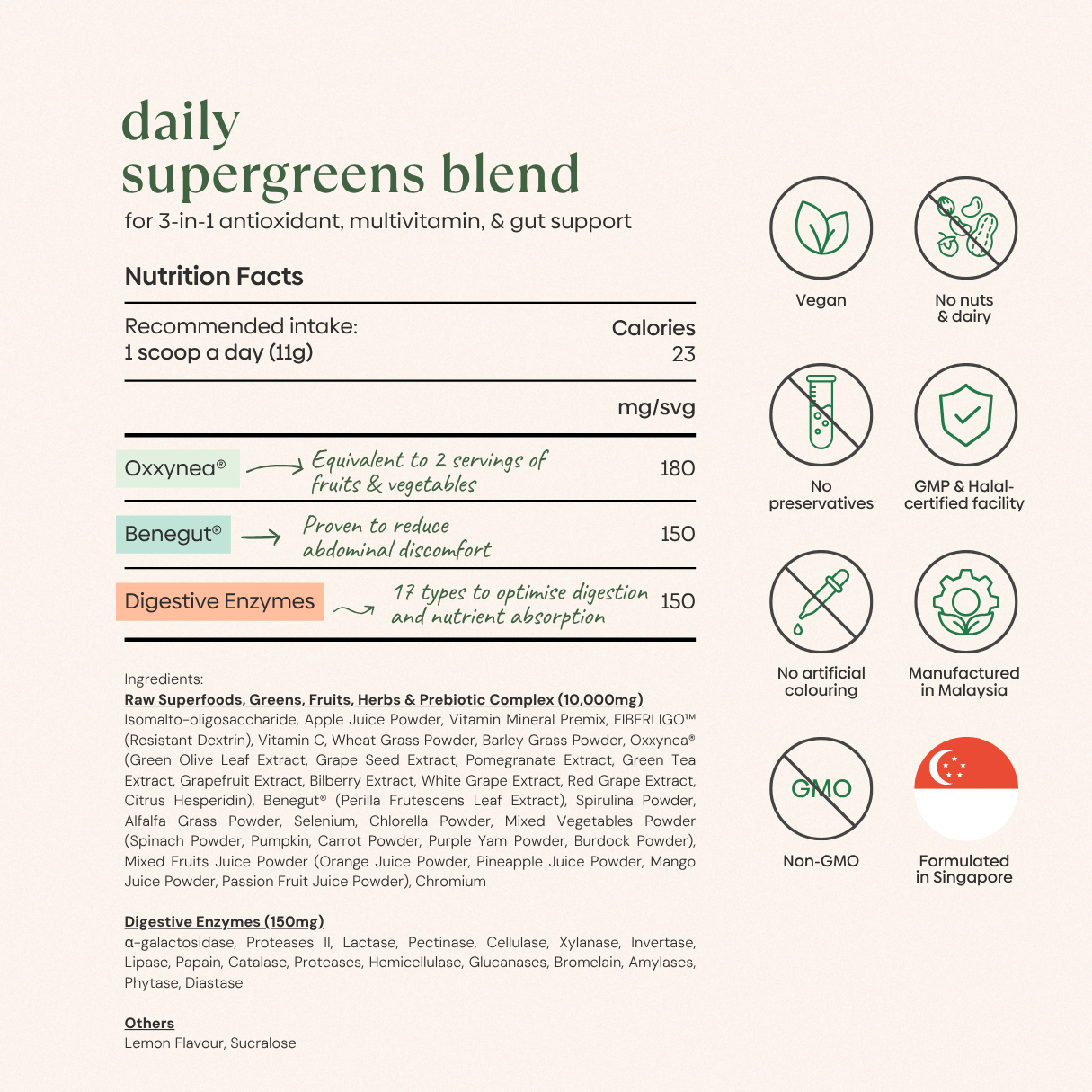 Daily Supergreens Blend
