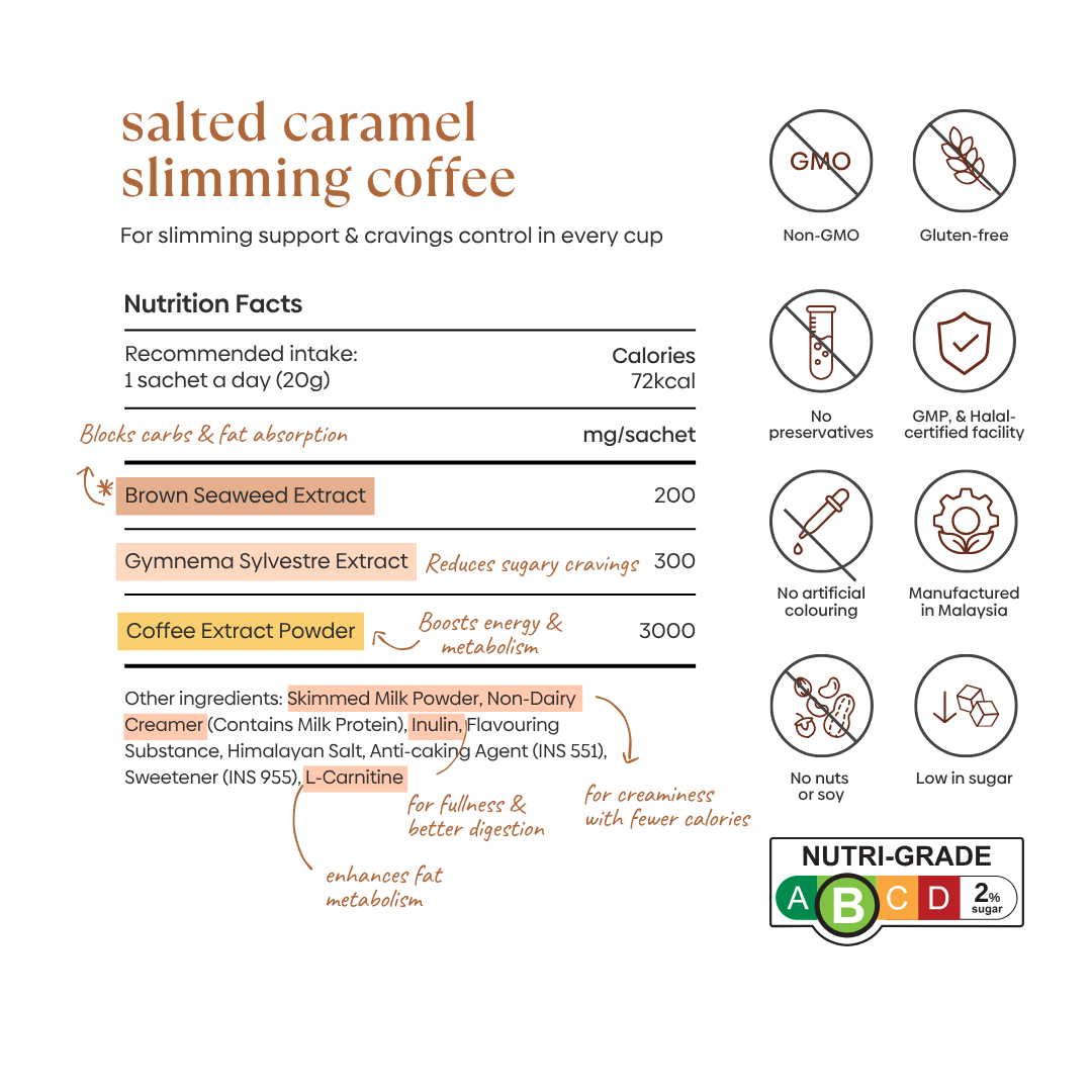 [KOL] Salted Caramel Slimming Coffee
