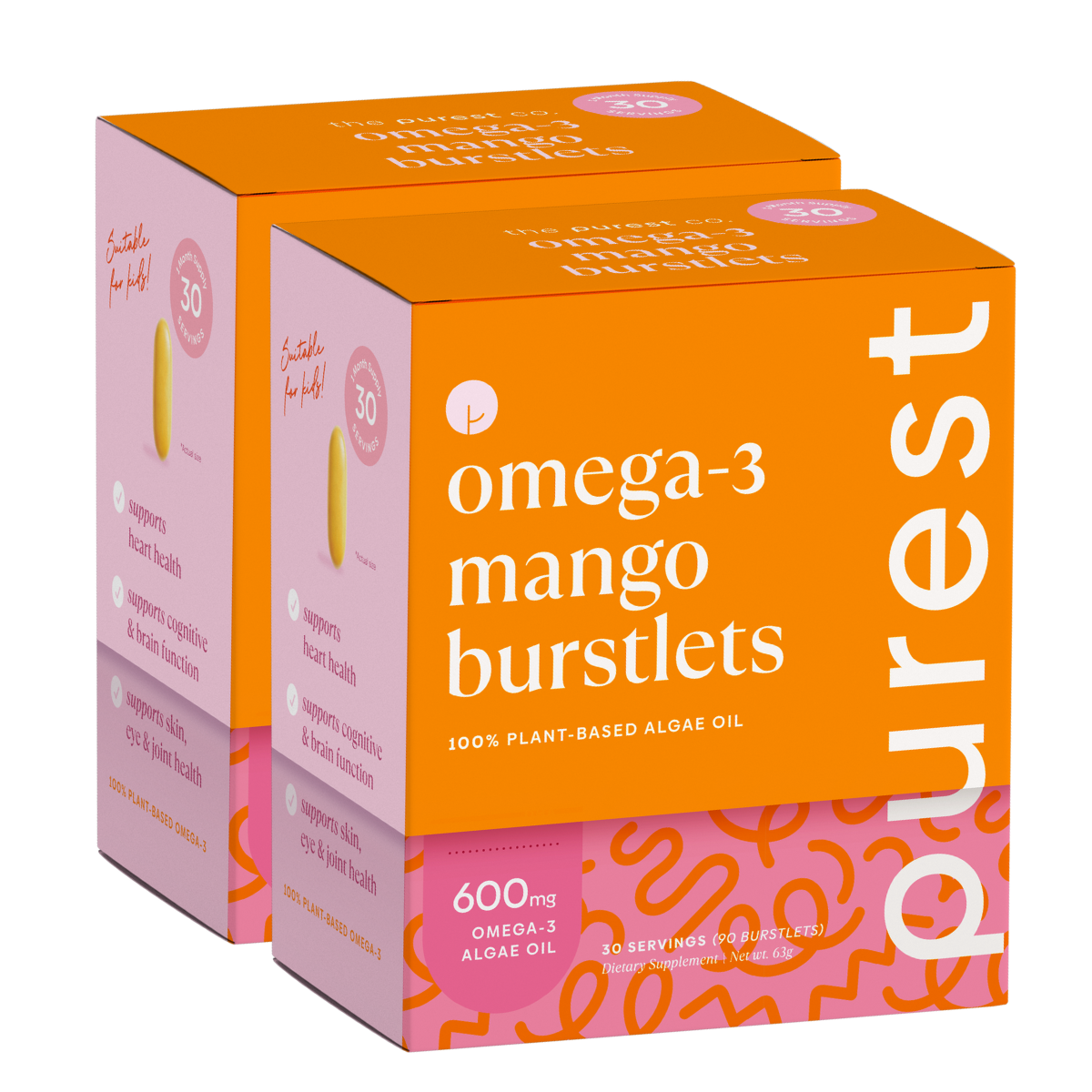 Omega-3 Mango Burstlets 2 Boxes