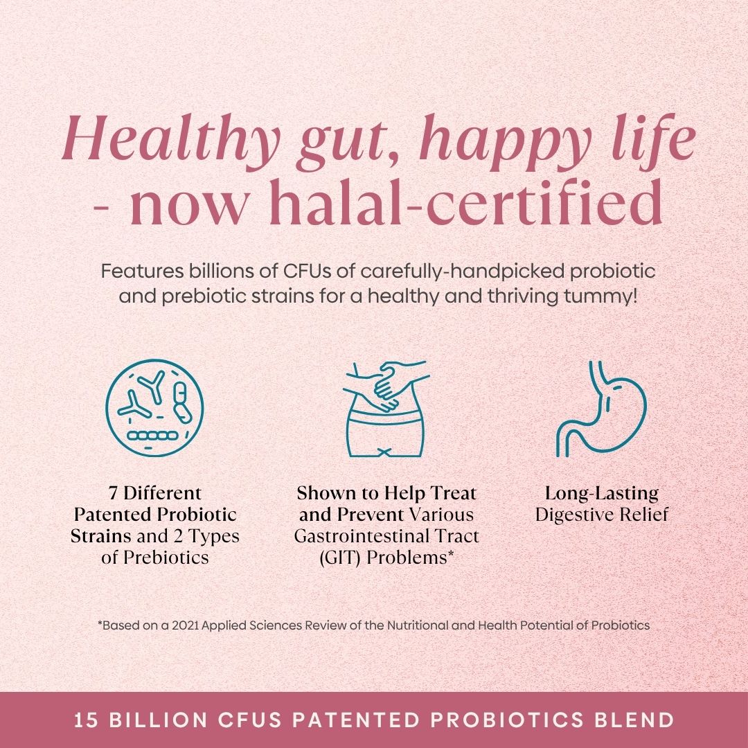 Daily Pre+Probiotic Melts Halal