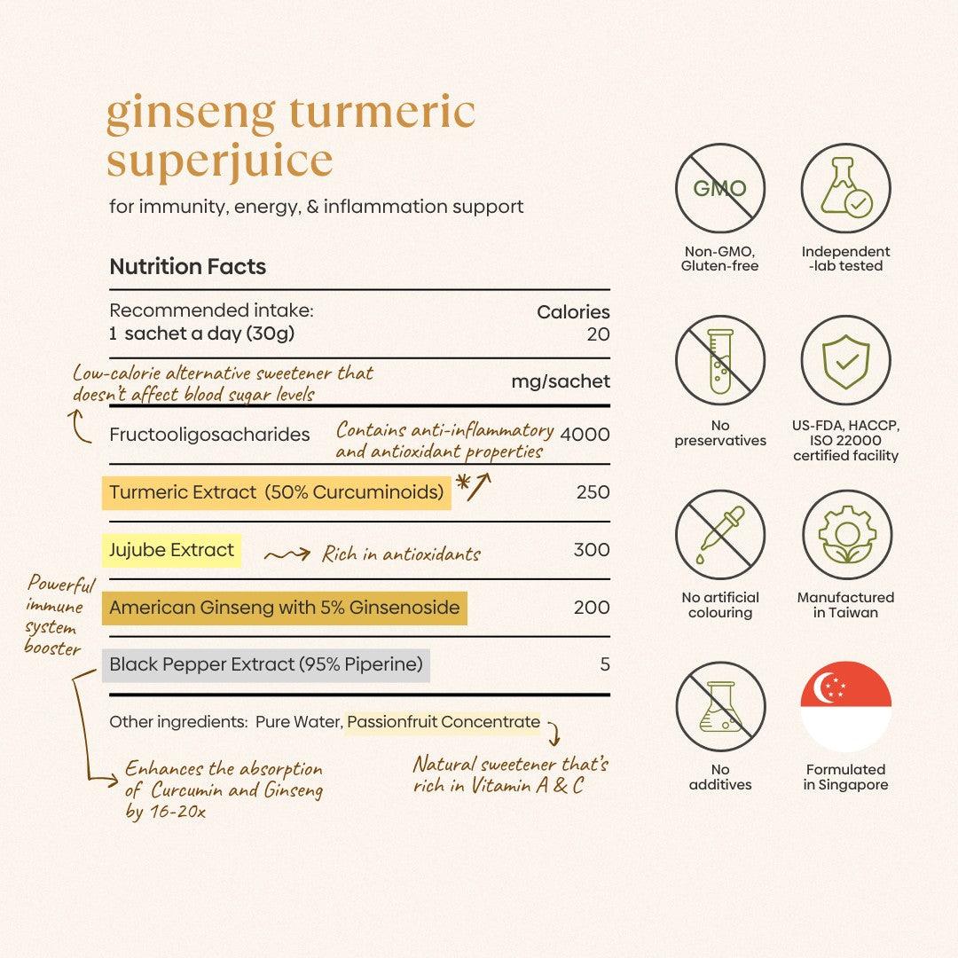 [KOL] Ginseng Turmeric Superjuice