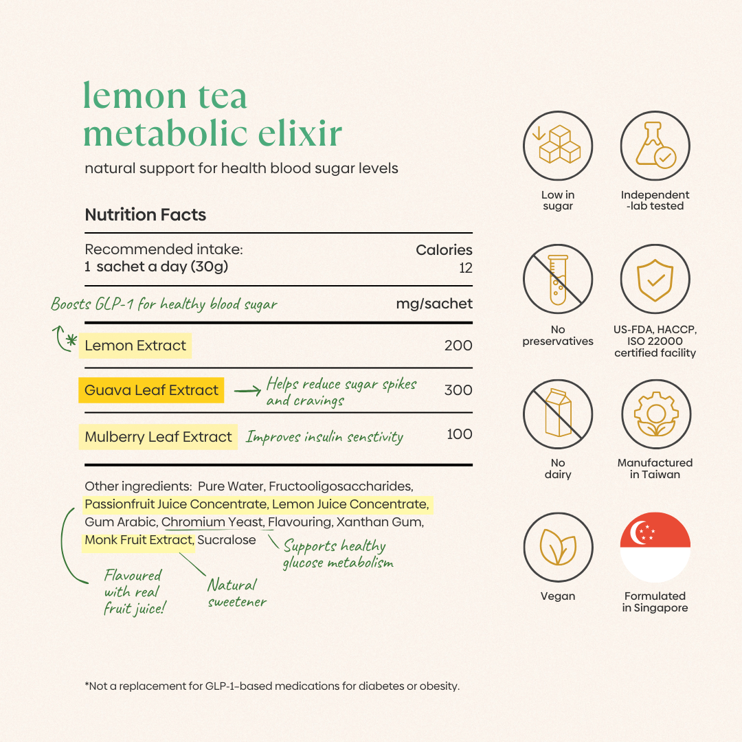 Lemon Tea Metabolic Elixir (15 sachets)