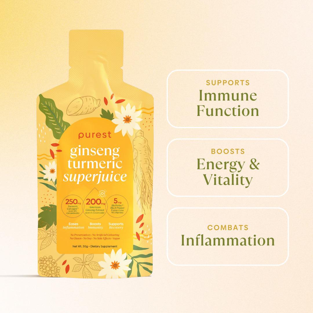 Ginseng Turmeric Superjuice Benefits