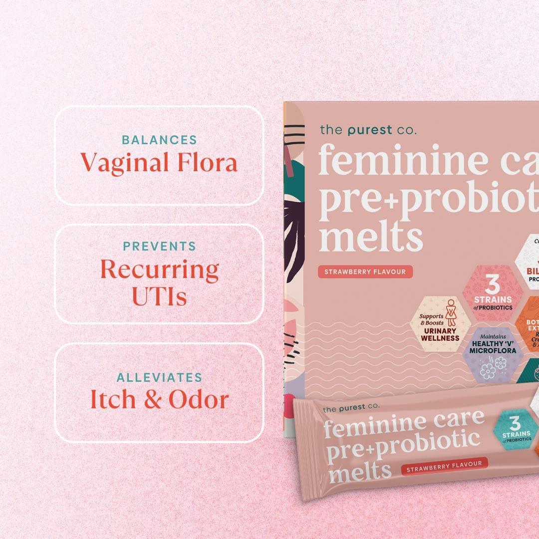 feminine care pre+probiotic melts