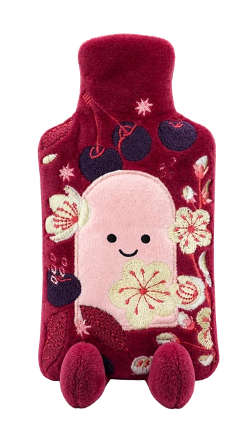 Cera, the cherry-red Black Cherry Ceramide Elixir plushie